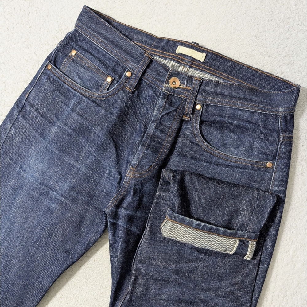 The Unbranded Brand UB601‎ 14.5oz Relaxed Tapered Fit Selvage Denim Size 30x30